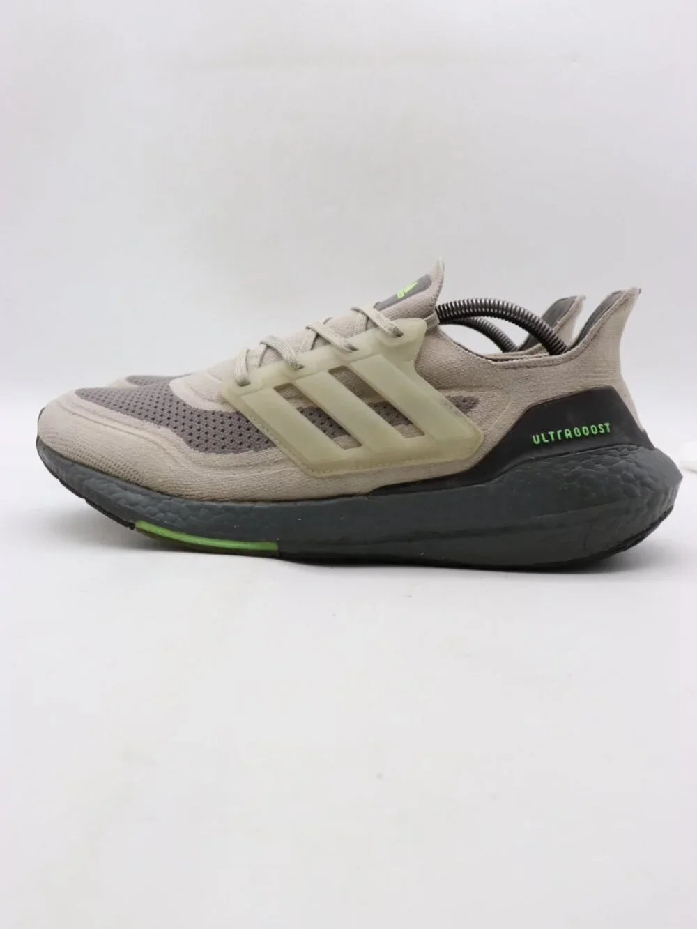 Adidas Ultra Boost 21 Sneakers Men's 11.5 Gray Primeknit Running Sneakers S23875
